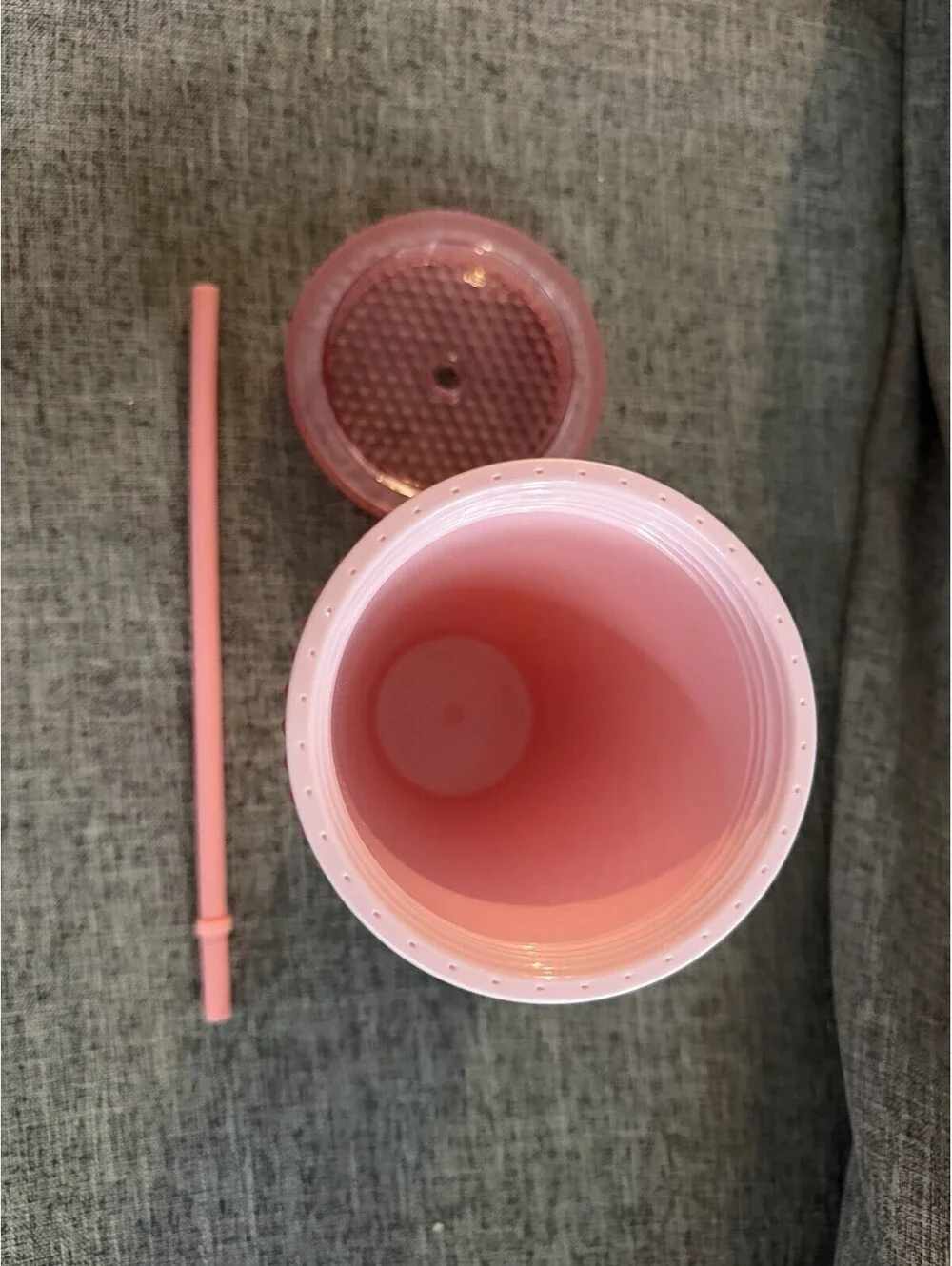 Starbucks Pink Lemonade Studded Bling Grande 16oz Soft Touch Tumbler Cup Matte
